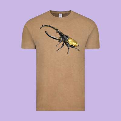 Hercules Beetle Side Vintage Tee Designed By Lillyallendesigns