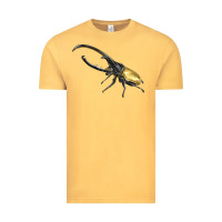 Vintage Mustard Hercules Beetle Side Vintage Tee - LillyAllenDesigns