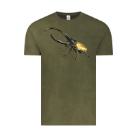 Vintage Olive Hercules Beetle Side Vintage Tee - LillyAllenDesigns