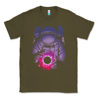 Army Green astronaut deep space Classic Tee - maiPhamDesign