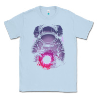 Dusty Blue astronaut deep space Classic Tee - maiPhamDesign