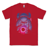 Red astronaut deep space Classic Tee - maiPhamDesign