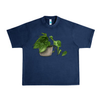 Navy Philodendron Urban Heavy Tee - LillyAllenDesigns