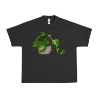 Pigment Black Philodendron Urban Heavy Tee - LillyAllenDesigns