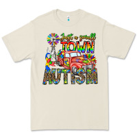 Bone Just a Girl Small Town Autism Premium Tee - CowhideDigitalArt