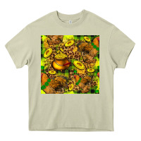 Mossy St. Patrick's Chicken With Pot Of Gold Heavy Core Tee - FaDigitalArtStudio
