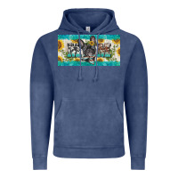 Vintage Denim french bulldog mom license plate template Vintage Hoodie - BarkalooDesign