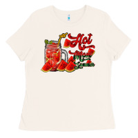 Bone hot mom summer watermelon Ladies Tee - RacoonDesign