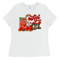 White hot mom summer watermelon Ladies Tee - RacoonDesign