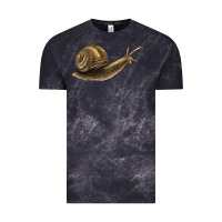 Cloud Black snail Vintage Tee - LillyAllenDesigns
