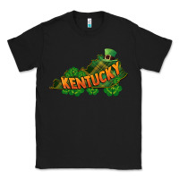 Black Kentucky map St. Patrick's Day Classic Tee - FaDigitalArtStudio