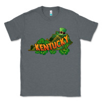 Charcoal Heather Kentucky map St. Patrick's Day Classic Tee - FaDigitalArtStudio