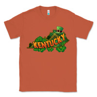 Copper Kentucky map St. Patrick's Day Classic Tee - FaDigitalArtStudio