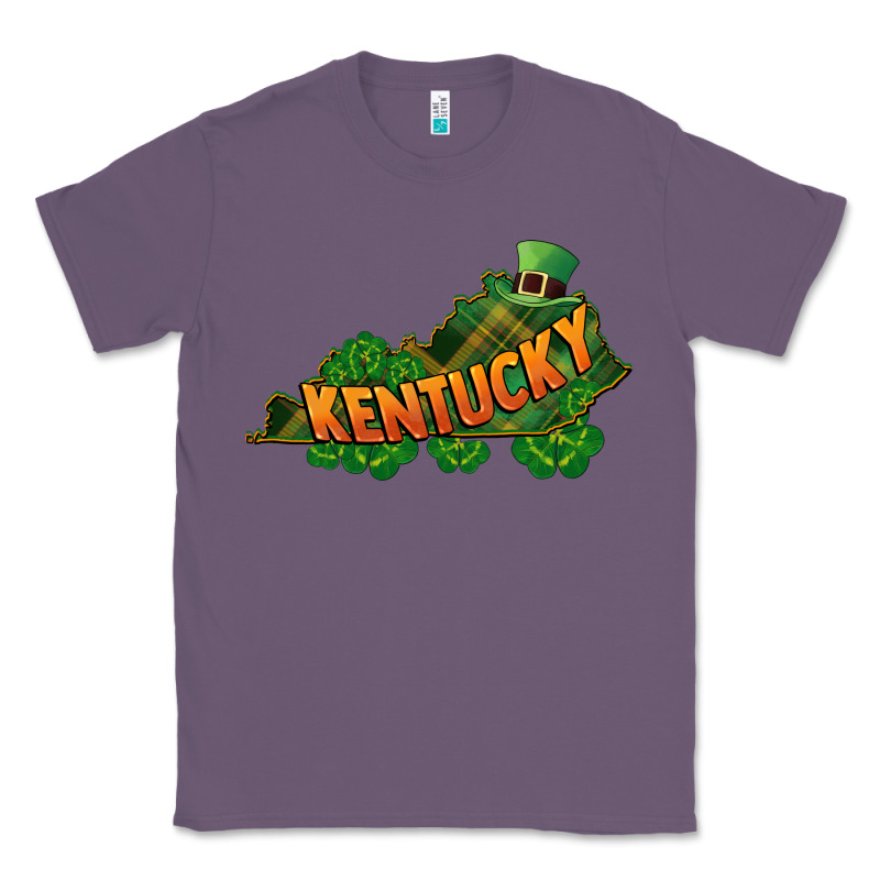 Kentucky Map St. Patrick's Day Classic Tee by FaDigitalArtStudio | Teevron