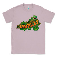 Lilac Kentucky map St. Patrick's Day Classic Tee - FaDigitalArtStudio