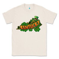Natural Kentucky map St. Patrick's Day Classic Tee - FaDigitalArtStudio