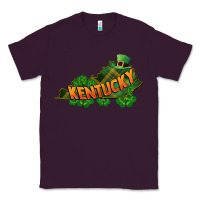 Plum Kentucky map St. Patrick's Day Classic Tee - FaDigitalArtStudio