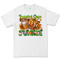 White Pumpkin Spice Junkie Premium Tee - CowhideDigitalArt