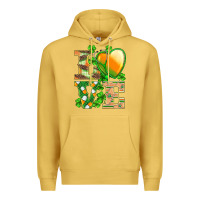 Antique Gold st.patricks nurse love heart stethoscope Premium Hoodie - BarkalooDesign