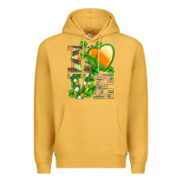 Mustard st.patricks nurse love heart stethoscope Premium Hoodie - BarkalooDesign