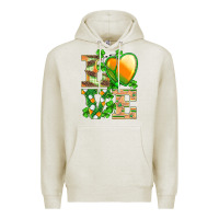 Oatmeal Heather st.patricks nurse love heart stethoscope Premium Hoodie - BarkalooDesign