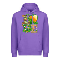 Purple st.patricks nurse love heart stethoscope Premium Hoodie - BarkalooDesign