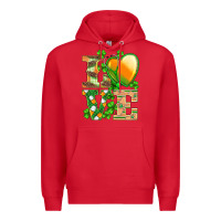 Red st.patricks nurse love heart stethoscope Premium Hoodie - BarkalooDesign