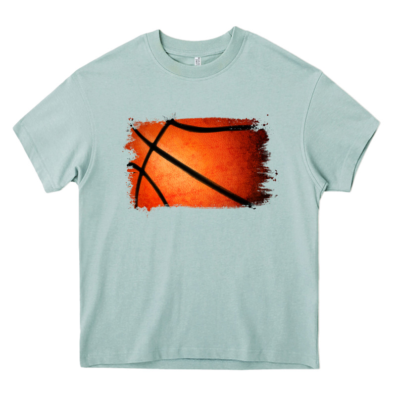 Basketball Brushstroke Heavy Core Tee by RanaPortraitStore | Teevron