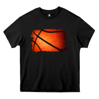 Black Basketball Brushstroke Heavy Core Tee - RanaPortraitStore