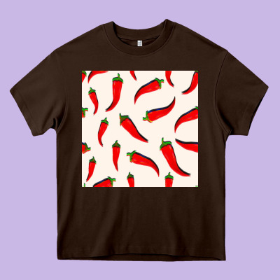 Mexico Seamless Pattern Heavy Core Tee Designed By Fadigitalartstudio