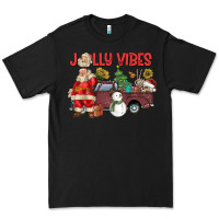 Black Jolly Vibes Premium Tee - CowhideDigitalArt