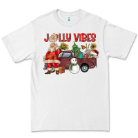 White Jolly Vibes Premium Tee - CowhideDigitalArt