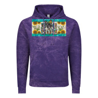 Cloud Purple dog mom french  bulldog license plate template Vintage Hoodie - BarkalooDesign
