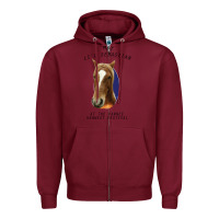 Burgundy I met lil Sebastian Zipper Hoodie - Bettercallsaul