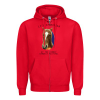 Red I met lil Sebastian Zipper Hoodie - Bettercallsaul