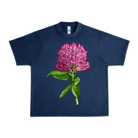 Navy Red Clover Illustrations Urban Heavy Tee - LillyAllenDesigns