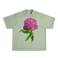 Oil Green Red Clover Illustrations Urban Heavy Tee - LillyAllenDesigns