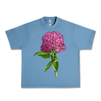 Pebble Blue Red Clover Illustrations Urban Heavy Tee - LillyAllenDesigns