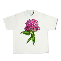 Pistachio Red Clover Illustrations Urban Heavy Tee - LillyAllenDesigns