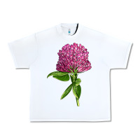 White Red Clover Illustrations Urban Heavy Tee - LillyAllenDesigns