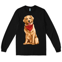 Black golden retriever Long Sleeve Tee - Artiststas