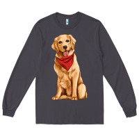 Smoke golden retriever Long Sleeve Tee - Artiststas