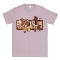 Lilac football love Classic Tee - FaDigitalArtStudio