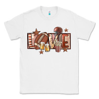White football love Classic Tee - FaDigitalArtStudio
