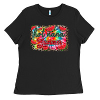 Black Hot nana summer Ladies Tee - RacoonDesign