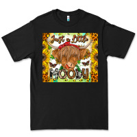 Black Just A Little Moody Premium Tee - CowhideDigitalArt