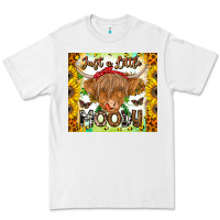 White Just A Little Moody Premium Tee - CowhideDigitalArt