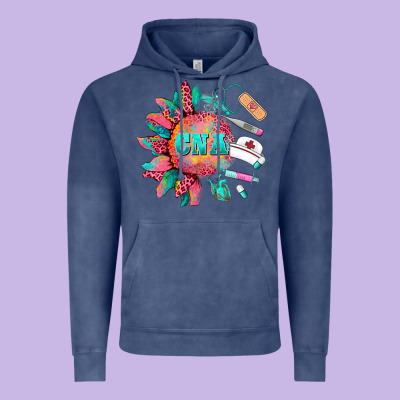Western Certified Nurse Asistant  Medical Instruments Vintage Hoodie Designed By Barkaloodesign