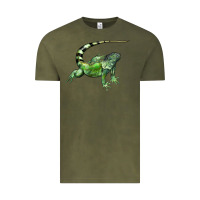 Vintage Olive İguana Vintage Tee - LillyAllenDesigns