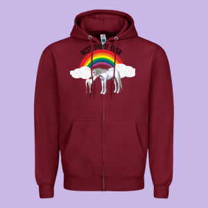 Best Daddy Ever Zipper Hoodie Designed By Bettercallsaul